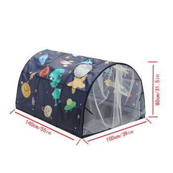 Палатка-кровать для детей | Домик-палатка для мальчиков и девочек | Кровать с балдахином Dream Privacy Space Для десяти человек
